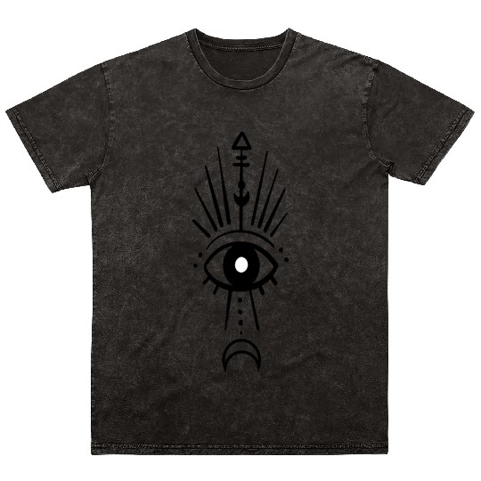 Eye Spiritual Aesthetic Esoteric Mystical Themed Mineral Wash T Shirts