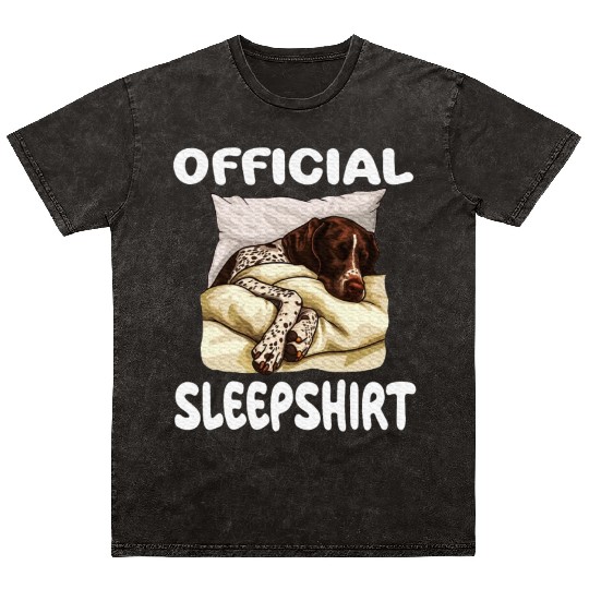 German Shorthaired Pointer Dog Official Sleep Mineral Wash T Shirts