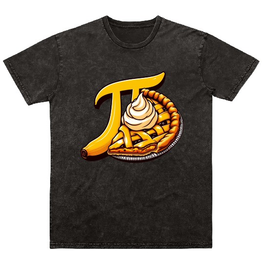 Banana Cream Pi: Celebrate Pi Day in Style! Mineral Wash T Shirts