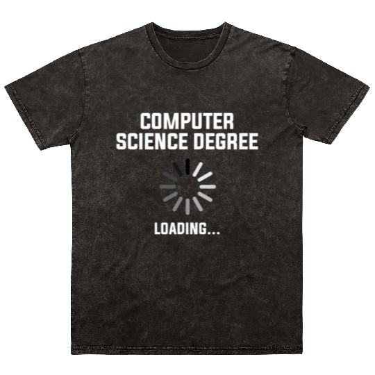 computer science degree Mineral Wash T Shirts