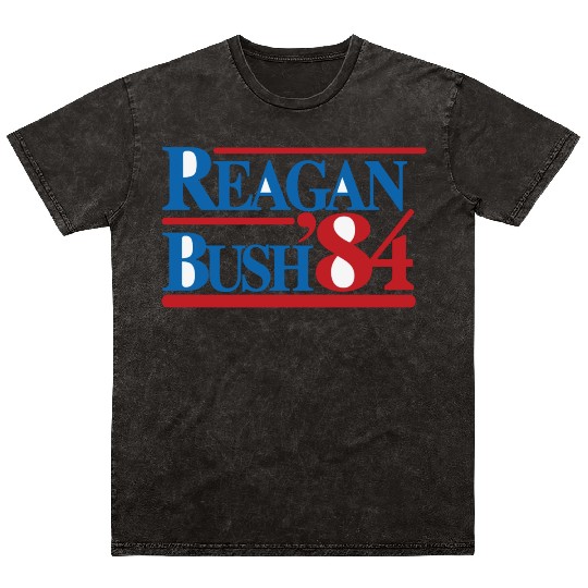 REAGAN BUSH 84 Classic Mineral Wash T Shirts