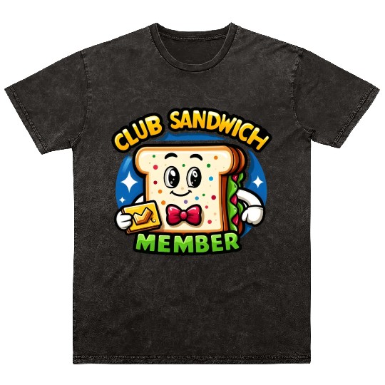 The Club Sandwich Member Mineral Wash T Shirts