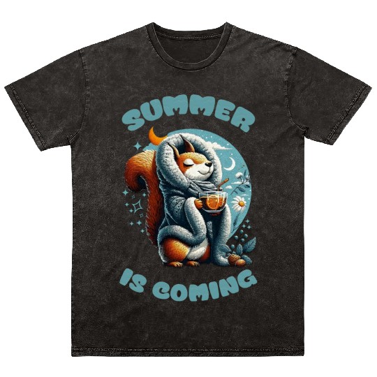 Summer is Coming Mineral Wash T Shirts