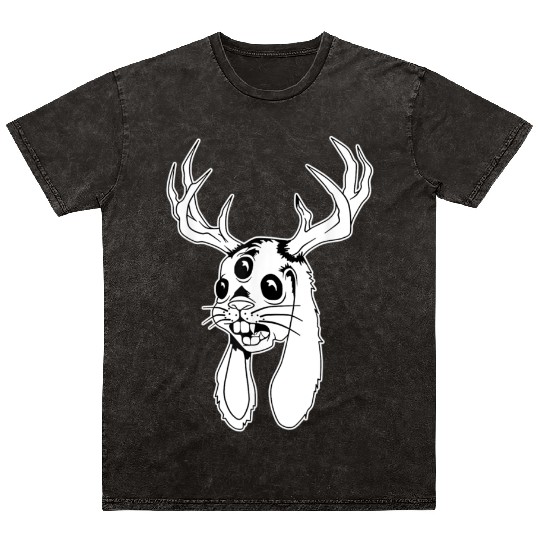 Believe Jackalope Jackrabbit Lovers Mineral Wash T Shirts