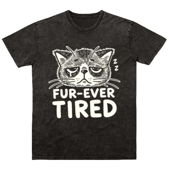 Gothic Emo Cat Design For Cat Lovers And Mineral Wash T Shirts