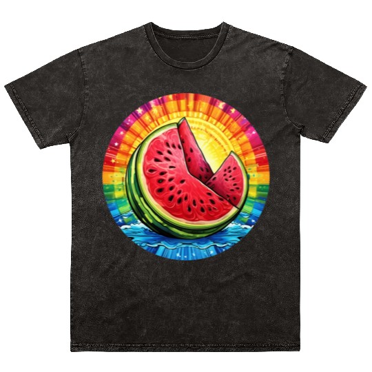 LGBTQ Melon Mineral Wash T Shirts