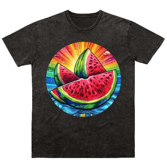 LGBTQ Melon Mineral Wash T Shirts