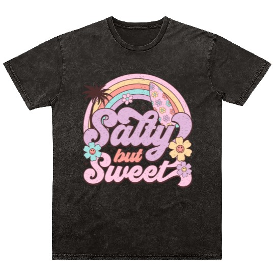 Salty butt Sweet Mineral Wash T Shirts