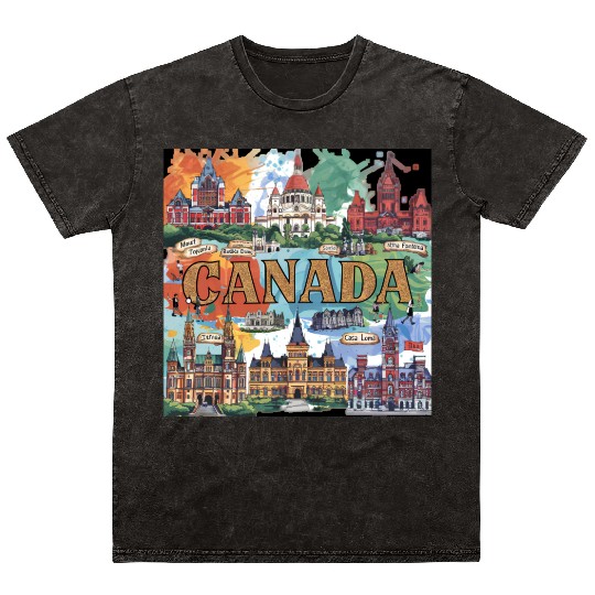 CANADA Mineral Wash T Shirts