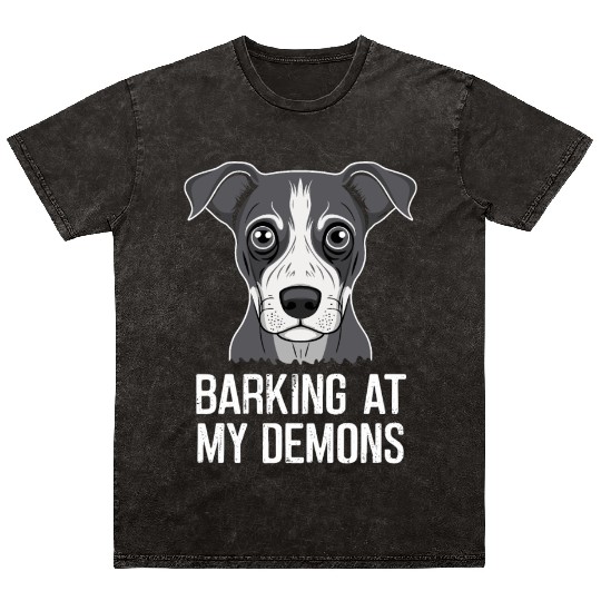 Emo Dog Gothic Dog Alternative Fashion for Dog Mineral Wash T Shirts