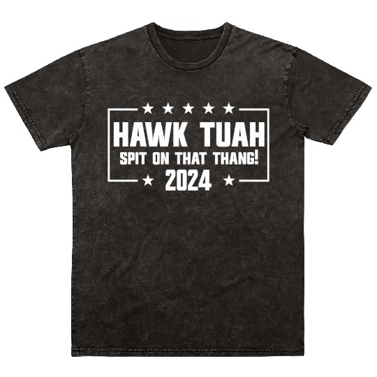 Hawk Tuah Spit On That Thang 2024 Mineral Wash T Shirts