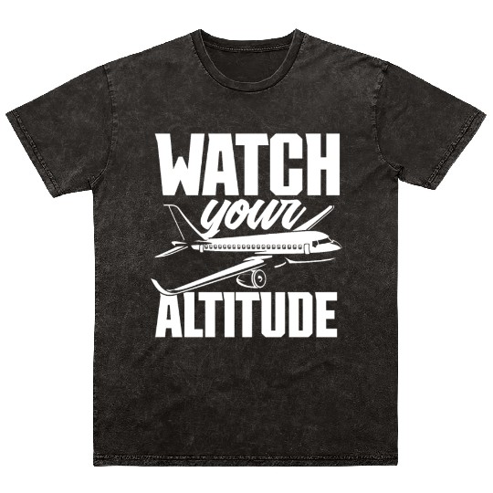 Pilot Pilots Gift Saying Mineral Wash T Shirts