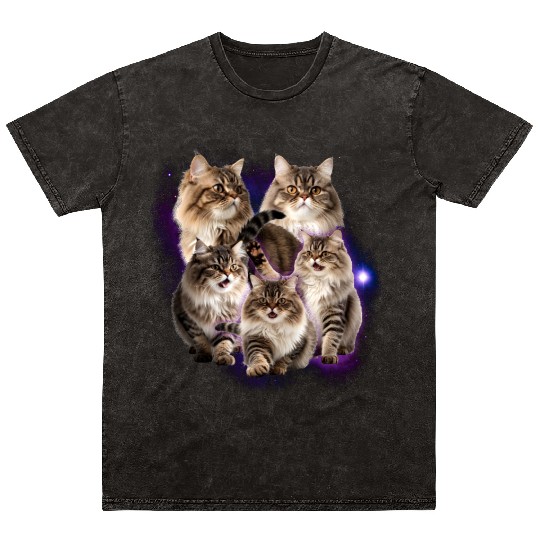 Persian Cat Pet Animals Lover Design Mineral Wash T Shirts