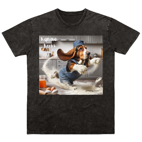 Cool funny food dog Mineral Wash T Shirts