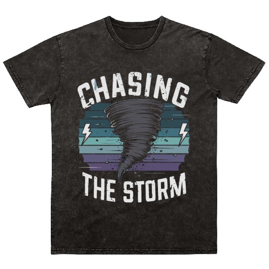 Tornado Chasing Adventures: Embrace Nature's Fury Mineral Wash T Shirts