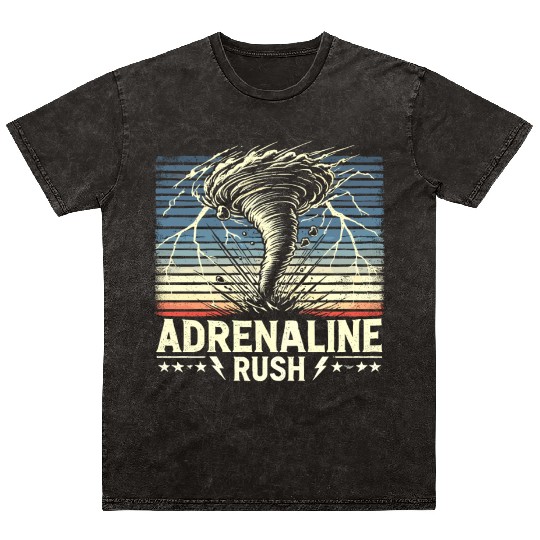 Tornado Chasing Adventures: Embrace Nature's Fury Mineral Wash T Shirts