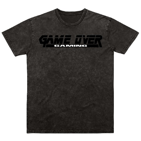 GameOverGaming Metal Gear Solid Black Parody Mineral Wash T Shirts