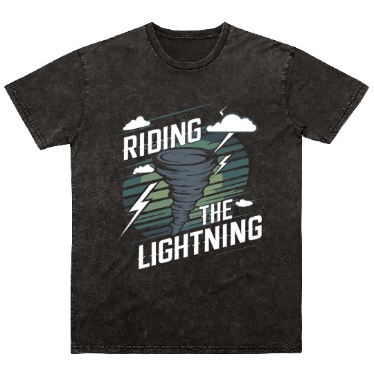 Tornado Chasing Adventures: Embrace Nature's Fury Mineral Wash T Shirts