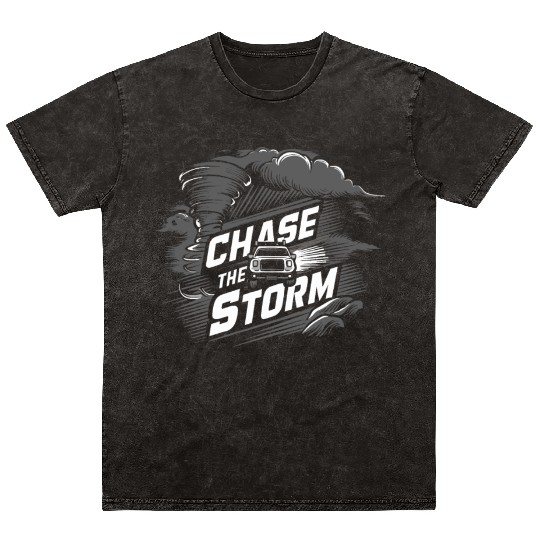 Tornado Chasing Adventures: Embrace Nature's Fury Mineral Wash T Shirts