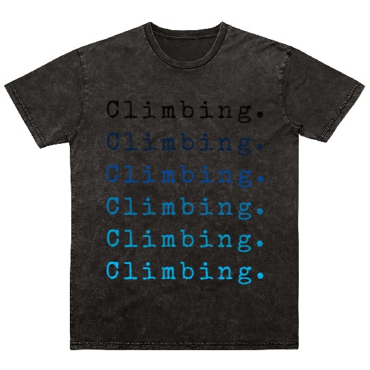 Classic climbing Mineral Wash T Shirts bouldering vintage retro