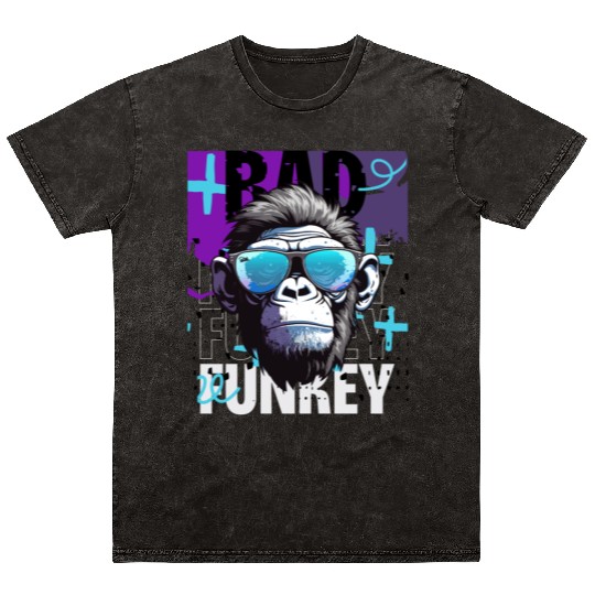 monkey funky Mineral Wash T Shirts