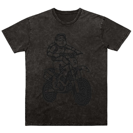 Wheelie Silly: Dirt Bike Comics & Rider Fails 017 Mineral Wash T Shirts