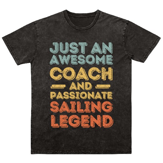 Coach Sailing legend retro Mineral Wash T Shirts