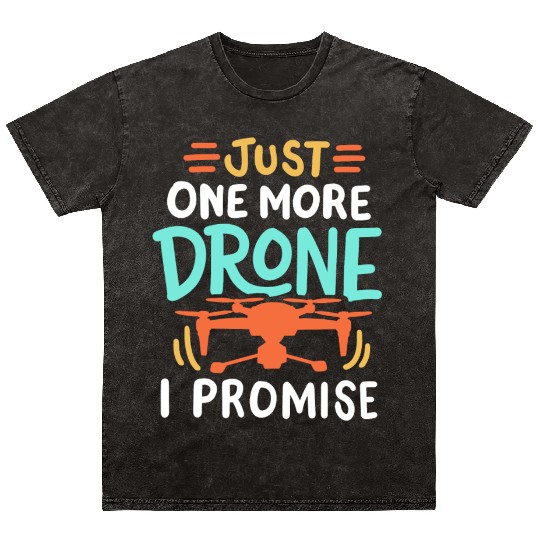 Drone Pilot Drone Racer Mineral Wash T Shirts