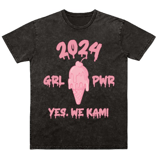 Kamala Harris 2024 | Madam President and Feminist Mineral Wash T Shirts