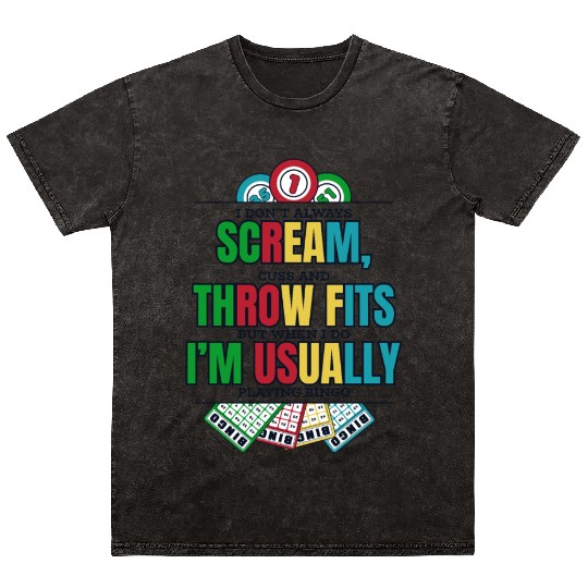 Don't Always Scream Daubers Professional Caller Mineral Wash T Shirts