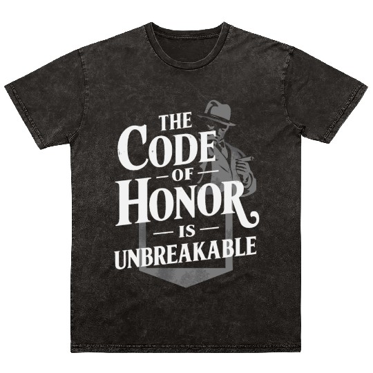 Mobster Gangster Mafia Organized Crime Boss Mineral Wash T Shirts