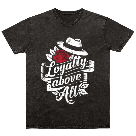 Mobster Gangster Mafia Organized Crime Boss Mineral Wash T Shirts