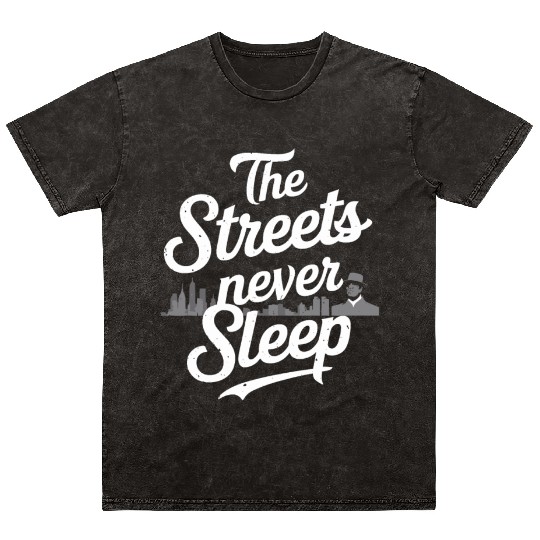 Mobster Gangster Mafia Organized Crime Boss Mineral Wash T Shirts