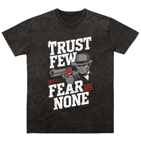 Mobster Gangster Mafia Organized Crime Boss Mineral Wash T Shirts