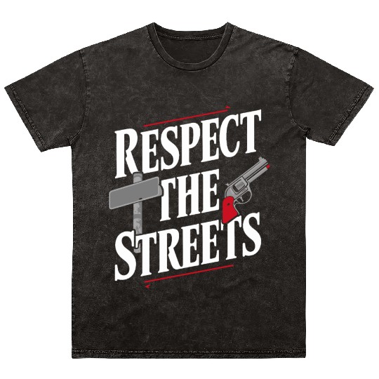 Mobster Gangster Mafia Organized Crime Boss Mineral Wash T Shirts