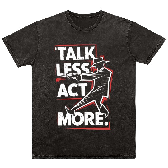 Mobster Gangster Mafia Organized Crime Boss Mineral Wash T Shirts