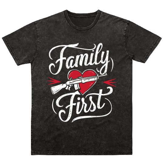 Mobster Gangster Mafia Organized Crime Boss Mineral Wash T Shirts