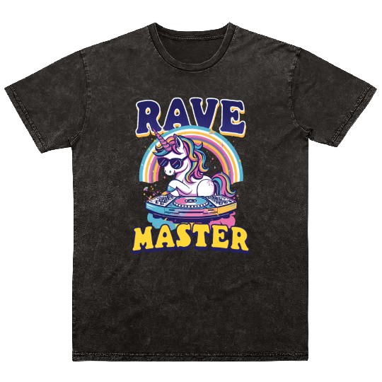 EDM Festival Rave Master Mineral Wash T Shirts