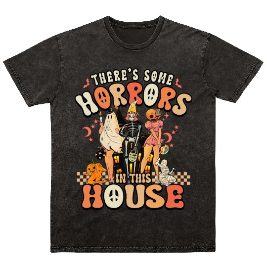 Halloween There's some horrors in this house Mineral Wash T Shirts