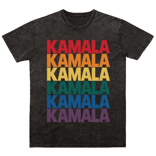 Kamala Harris LGBTQ Gay Pride Lesbian Fun Gift Mineral Wash T Shirts
