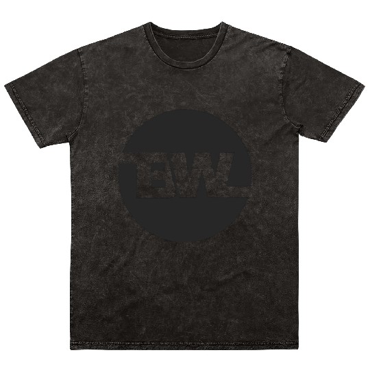 BW _ logo with your name or your channel name Mineral Wash T Shirts