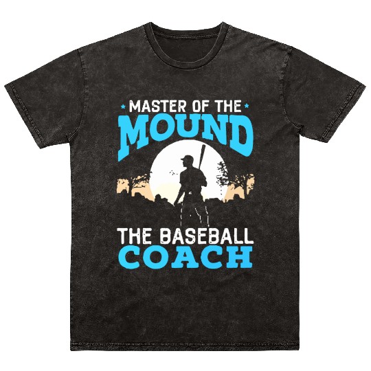 the baseball coach Mineral Wash T Shirts