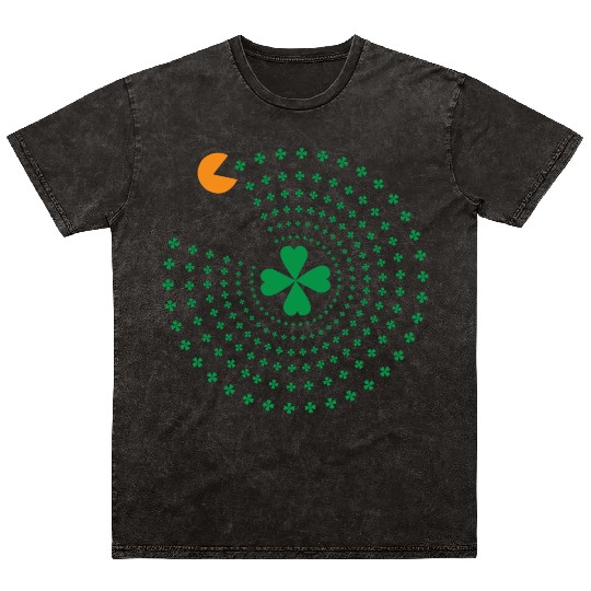 St Patrick Pacman Mineral Wash T Shirts