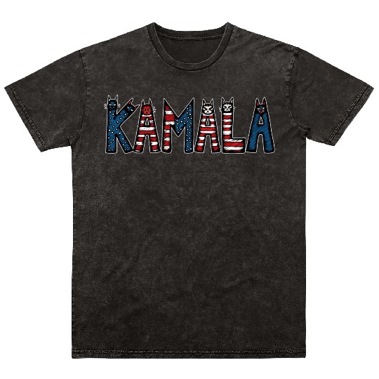 Kamala Harris 2024 For President Campaign Mineral Wash T Shirts