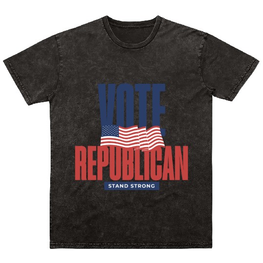 Vote Republican Election 2024 Mineral Wash T Shirts design