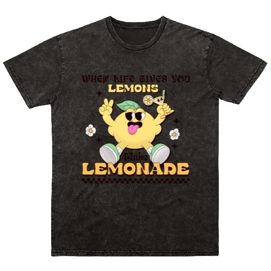 Lemon Quote Mineral Wash T Shirts