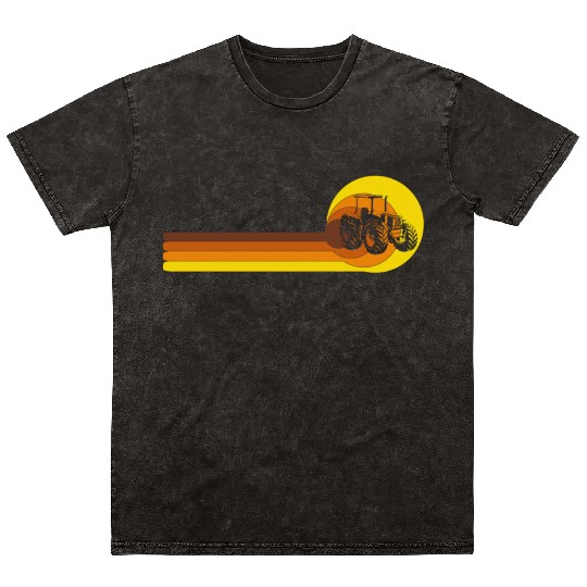 Farmer Agriculture Farm birthday 70s Years Mineral Wash T Shirts