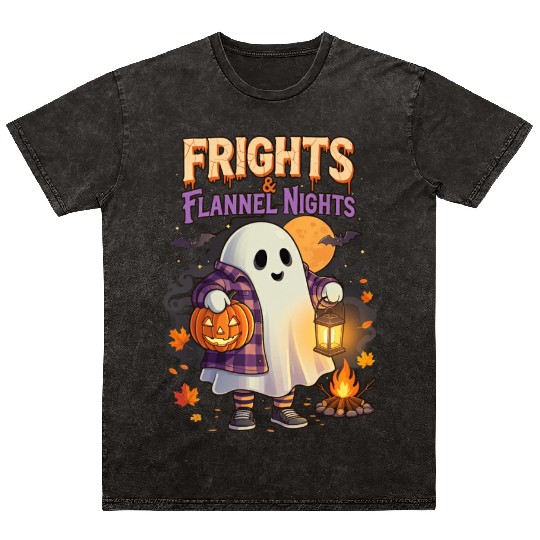 Frights & Flannel Nights | by Asarteon Mineral Wash T Shirts