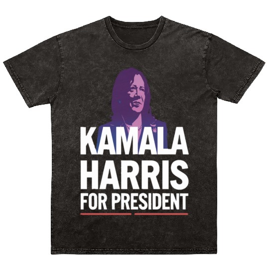 kamala harris for president Mineral Wash T Shirts