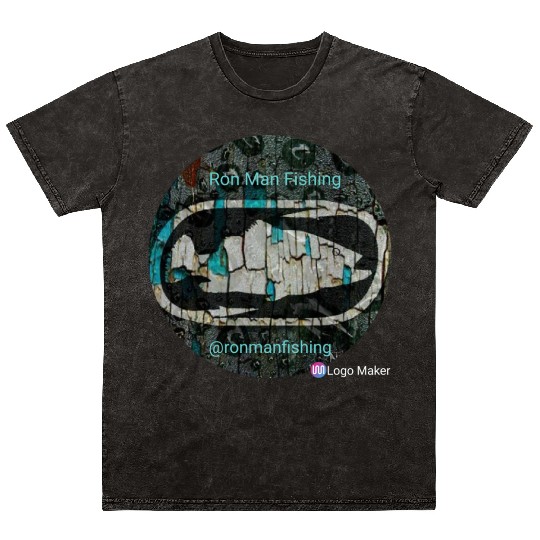 Ron Man Fishing Logo Mineral Wash T Shirts